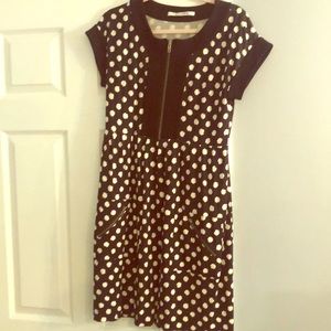 Diane Vin Furstenberg black and white dress